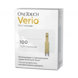 Тест-полоски One Touch Verio № 100 фото 1