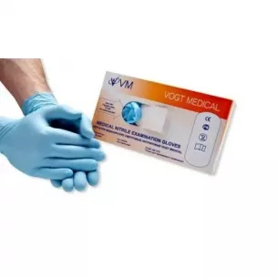Перчатки нитриловые неопудренные р. S (6-7) текстурированные Standard /Vogt Medical/ фото 1
