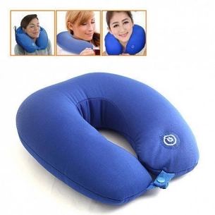 Подушка-подголовник массажная "Neck Massage Cushion" (синяя) FITSTUDIO фото 2