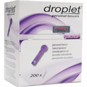 Ланцеты для ручек универс. Droplet 30G (0,31 мм) № 200 фото 1