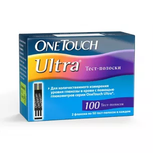 Тест-полоски "One Touch Ultra" №100 фото 1