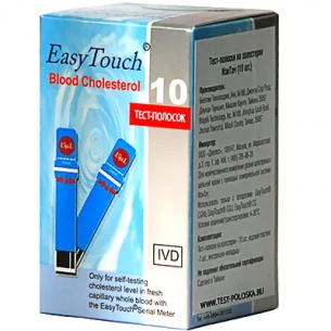 Тест-полоски ИзиТач на холестерин №5 EasyTouch фото 1