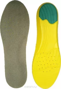 СТ14т Гелевые стельки с микрофиброй серый универсальный фото 1