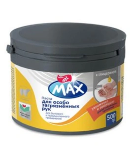 Паста с глицерином д/особо/загрязненных рук марки DR MAX 500 мл фото 1