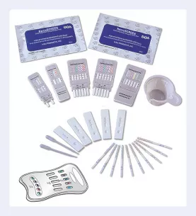 Мультипанель-10 Narcoscreen по моче MOP,THC,COC,AMP,MET,BZO,BAR,MTD, экстази,фенциклид уп.10шт фото 1