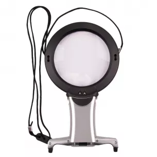 Лупа нашейная 2x/6x-110мм с подставкой 2 LED Kromatech MG11B-1 фото 1