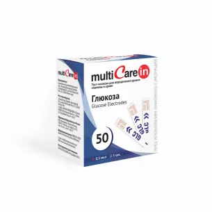 Тест-полоски "multiCare-in" Глюкоза № 50 фото 1