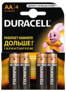 Батарейка Duracell MN1500-4 4 шт. Тип AA фото 1